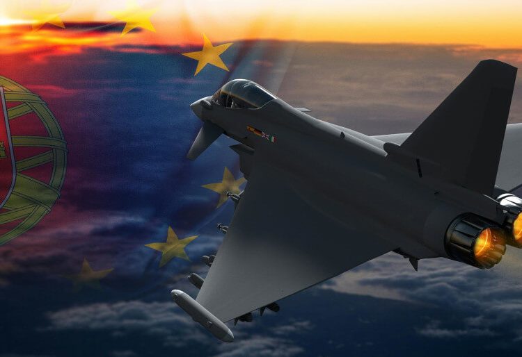 Acuerdo entre Airbus y AED Clúster Portugal para estudiar la posibilidad de sustituir los F-16 por Eurofighter. Fuente: Airbus