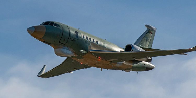 Avión Falcon 2000 Albatros. Fuente: Dassault