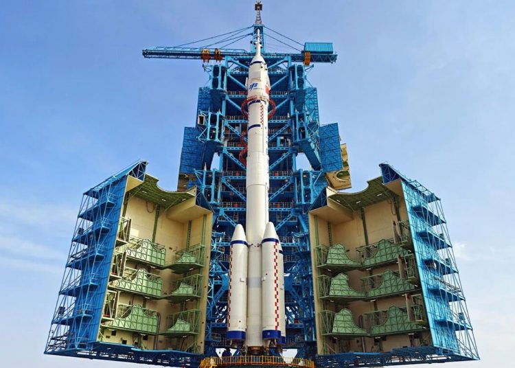 China prepara el lanzamiento de la nave tripulada Shenzhou-21 a la estación espacial Tiangong. Fuente: CASC