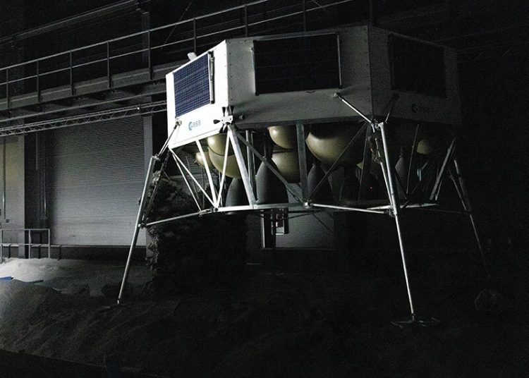 El proyecto Argonaut de la ESA se prepara en el centro LUNA de Colonia. Fuente: ESA