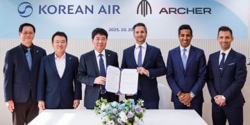 Korean Air impulsa la nueva movilidad aérea con Archer. Fuente: Archer