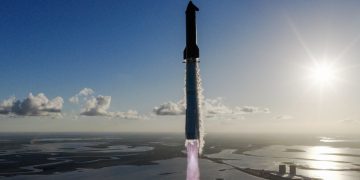 SpaceX lanzó al espacio la undécima prueba de vuelo de Starship. Fuente: SpaceX