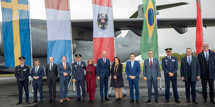 Suecia adquiere cuatro C-390 Millennium de Embraer. Fuente: Embraer