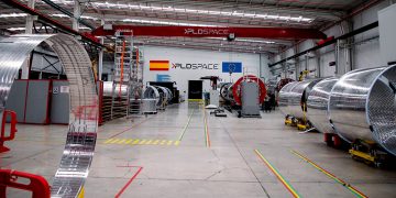 Zona de estructura fábrica de MIURA 5. Fuente: PLD Space