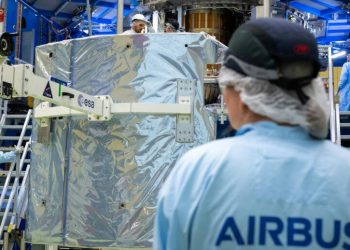 Airbus envía el cuarto módulo de servicio europeo para Artemisa IV. Fuente. Airbus