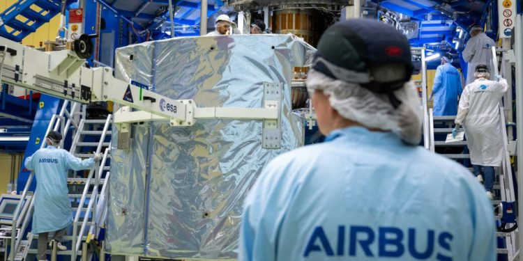 Airbus envía el cuarto módulo de servicio europeo para Artemisa IV. Fuente. Airbus