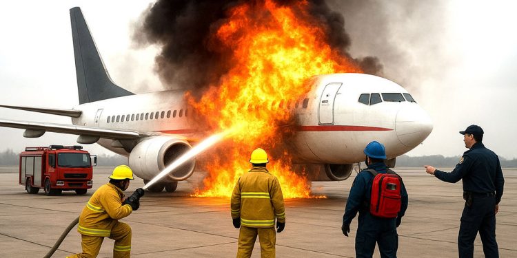 Aviation Group refuerza la preparación de los equipos de emergencia. Fuente: Aviation Group