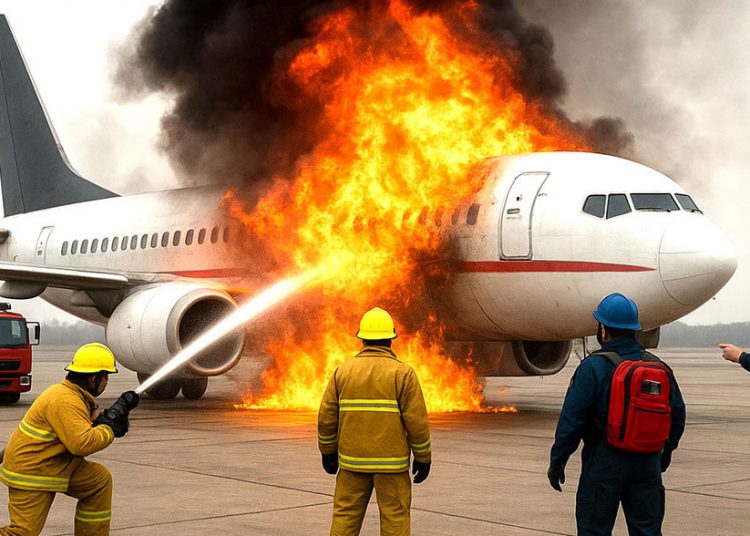 Aviation Group refuerza la preparación de los equipos de emergencia. Fuente: Aviation Group