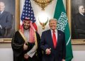 Donald Trump y el príncipe heredero y primer ministro del Reino de Arabia Saudita, Mohammed bin Salman. Fuente: Casa Blanca