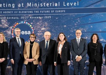 El Banco Europeo de Inversiones anuncia la facilidad de préstamos espaciales en el Consejo Ministerial de la ESA. Fuente. ESA