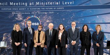 El Banco Europeo de Inversiones anuncia la facilidad de préstamos espaciales en el Consejo Ministerial de la ESA. Fuente. ESA