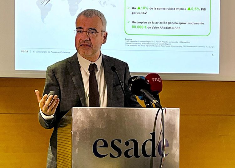 El presidente y consejero delegado de Aena, Maurici Lucena. Fuente: Aena