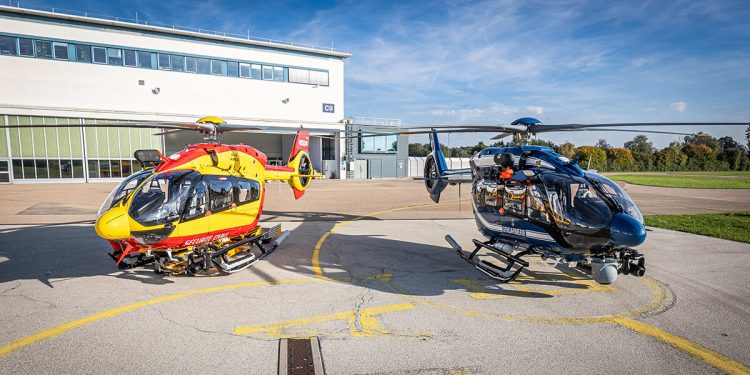 Airbus brindará soporte a la flota de helicópteros H145 de la Sécurité Civile y la Gendarmerie Nationale francesas. Fuente: Airbus Helicopters - Christian Keller.
