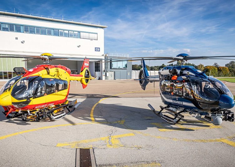 Airbus brindará soporte a la flota de helicópteros H145 de la Sécurité Civile y la Gendarmerie Nationale francesas. Fuente: Airbus Helicopters - Christian Keller.
