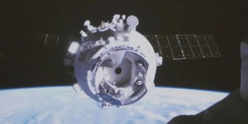La nave Shenzhou-22 se acopló con éxito a la estación espacial china Tiangong. Fuente: CASC
