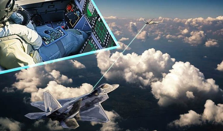 Lockheed Martin logró controlar un dron desde un caza de quinta generación durante el vuelo. Fuente: Lockheed Martin