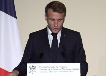 Macron presenta la Estrategia Nacional Espacial. Fuente: Élysée
