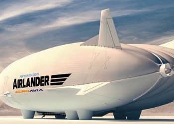 ZeroAvia y Hybrid Air Vehicles avanzan hacia una versión de cero emisiones del Airlander 10. Fuente: ZeroAvia