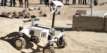 El prototipo de rover ERNEST. Fuente: Nasa/JPL-Caltech