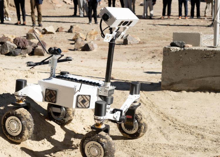 El prototipo de rover ERNEST. Fuente: Nasa/JPL-Caltech