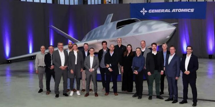 General Atomics presentó el avión de combate no tripulado de la serie Gambit en Alemania. Fuente: General Atomics
