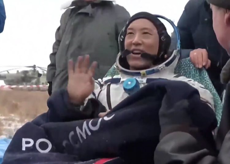 La Soyuz MS-27 aterrizó con tres astronautas a bordo. Fuente: Nasa