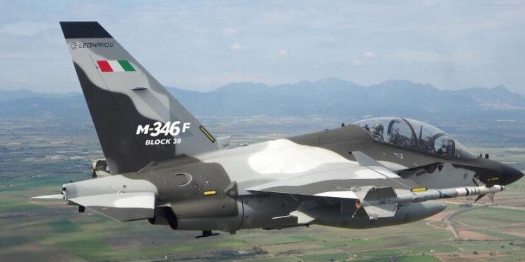 Leonardo firma un contrato para 12 aviones M-346 F Block20 para Austria. Fuente: Leonardo