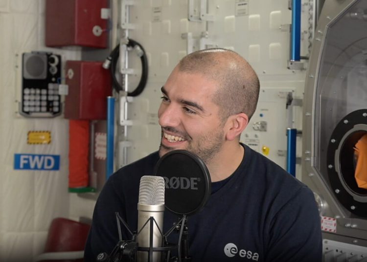 Pablo Álvarez, astronauta. Fuente: ESA