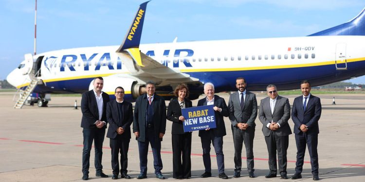 Ryanair abrirá en Rabat su quinta base en Marruecos. Fuente: Ryanair