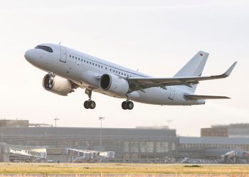 Un A320 de Airbus. Fuente: Airbus