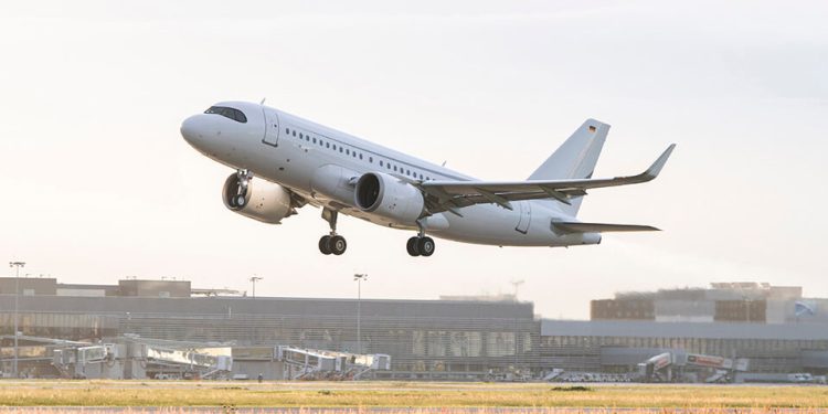 Un A320 de Airbus. Fuente: Airbus