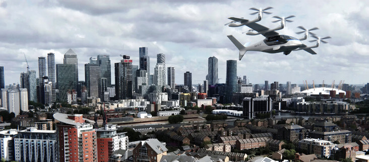 Vertical Aerospace lanzará la primera red de taxis aéreos eléctricos del Reino Unido. Fuente: Vertical Aerospace