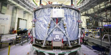 El Módulo de Servicio Europeo es construido por el contratista principal Airbus Defence and Space. Fuente: Airbus
