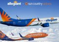 Las aerolíneas de EEUU Allegiant y Sun Country anuncian su fusión. Fuente: Allegiant