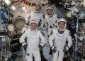 Los cuatro miembros de la tripulación SpaceX Crew-11. Fuente: Nasa