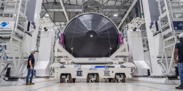 Previsto para el 12 de febrero el primer lanzamiento de una misión de Amazon con Arianespace. Fuente: Amazon/Arianespace