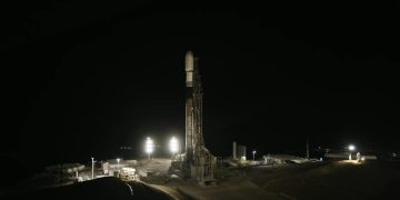 SpaceX lanzó la misión Crepúsculo con 40 cargas útiles. Fuente: SpaceX