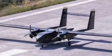 Avión de carga chino no tripulado Tianma-1000. Fuente: Xinhua
