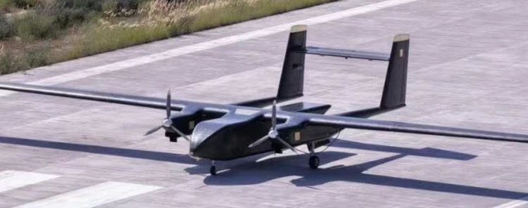 Avión de carga chino no tripulado Tianma-1000. Fuente: Xinhua