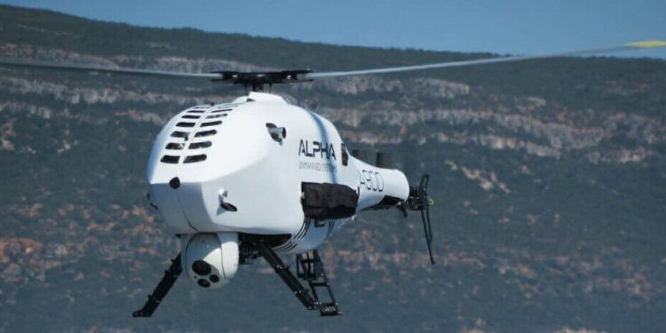 Alpha Unmanned Systems A900 UAV. Fuente: AUS
