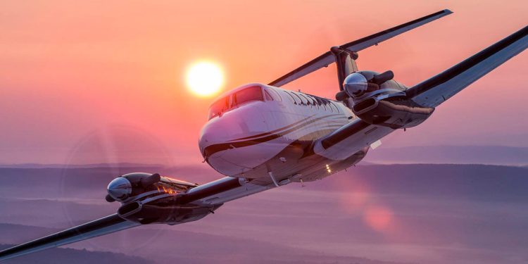 Beechcraft King Air C90. Fuente: Textron Aviation