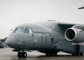 Un C-390 Millennium de la Fuerza Aérea Húngara. Fuente: Embraer