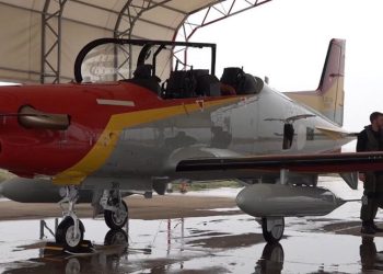 Entregados dos aviones Pilatus PC-21 para ensayos en el CLAEX. Fuente: Ejercito del Aire y del Espacio