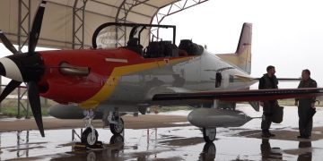 Entregados dos aviones Pilatus PC-21 para ensayos en el CLAEX. Fuente: Ejercito del Aire y del Espacio