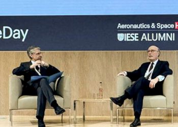 Javier Marín en IESE. Fuente: Aena