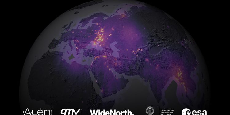 La ESA elige un consorcio liderado por Alén Space para realizar un proyecto de detección de interferencias de radiofrecuencia. Fuente: Alén Space.
