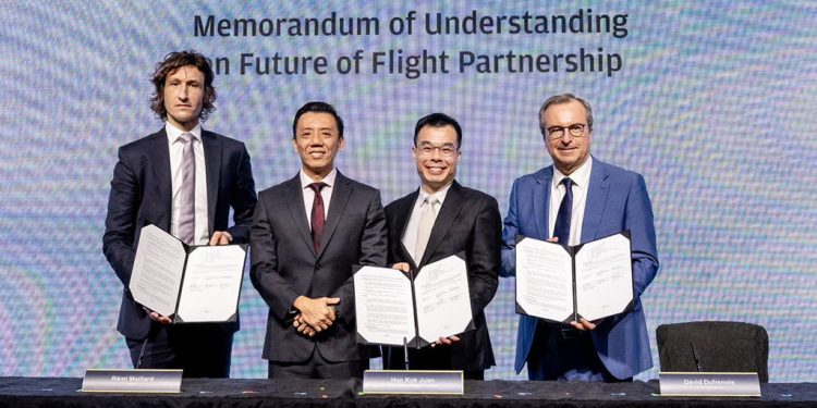 Singapur establecerá el primer banco de pruebas aeroportuario para tecnologías de propulsión de próxima generación. Fuente: Airbus
