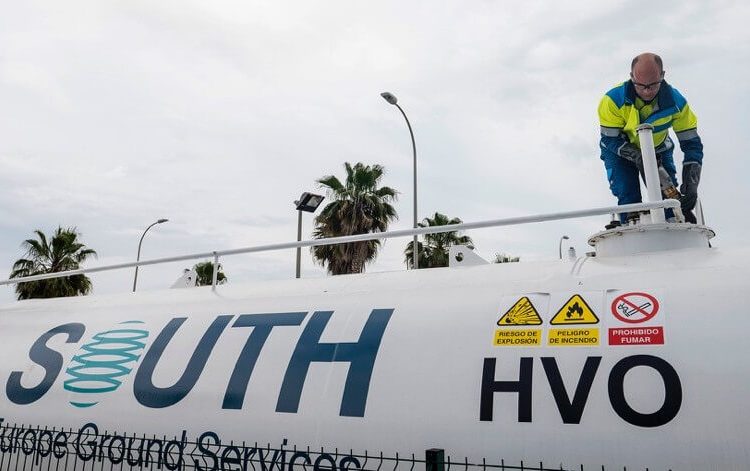 South acelera la transición energética del handling en España con el despliegue de biocombustible. Fuente: South