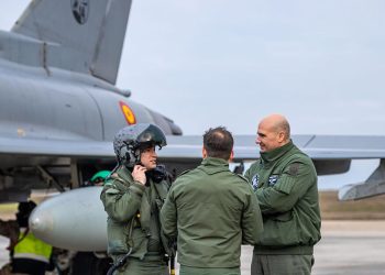 Tres Eurofighters y un A400M españoles se despliegan en Rumanía en una misión de la OTAN. Fuente: OTAN