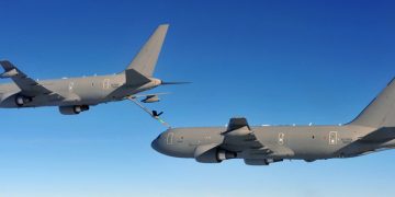Avión cisterna KC-767A. Fuente: Boeing